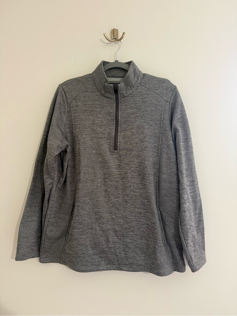 Women’s Heather Gray Callaway Quarter-Zip Pullover Sweater